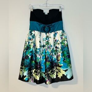 Trixxi Strapless Floral Party Dress – Size L